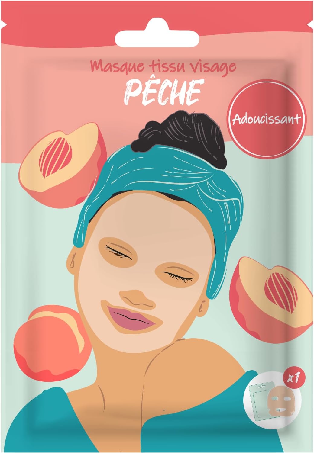 Routine Adoucissante - Masque visage enrichi à l'extrait de Pêche