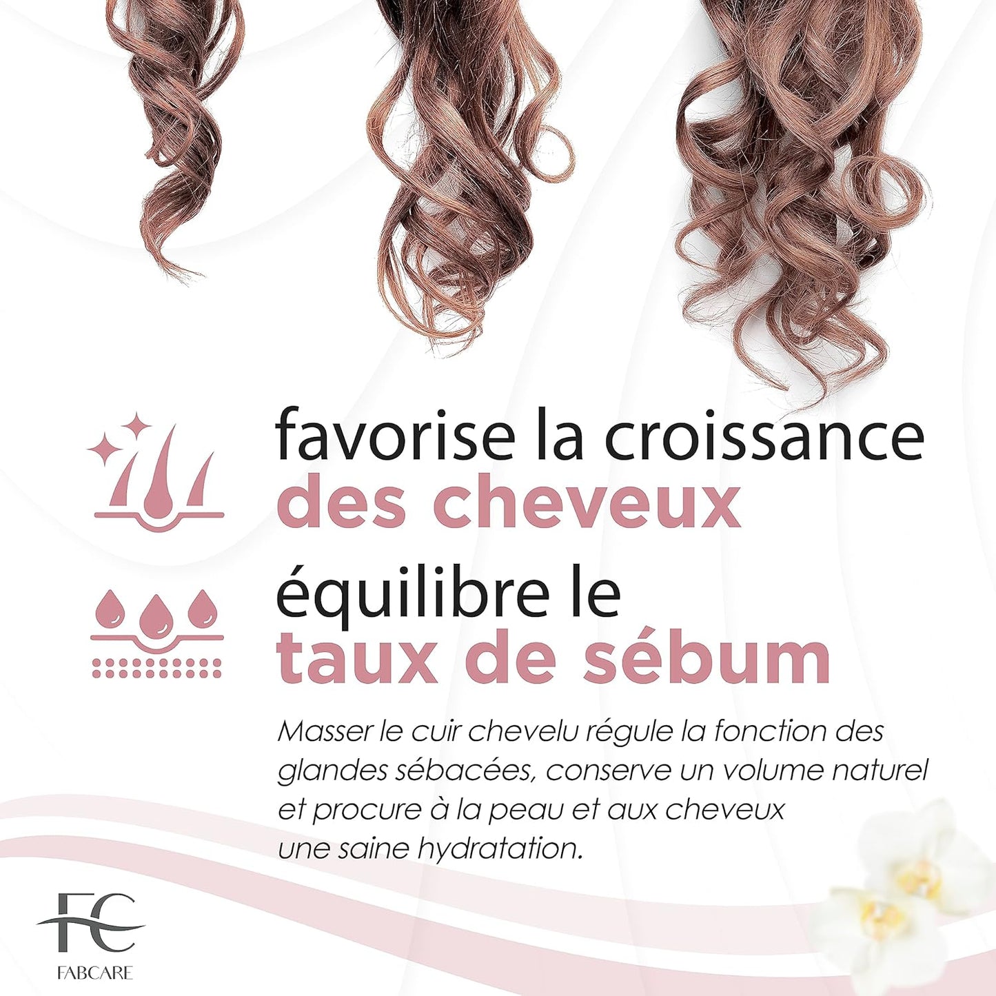 Brosse de massage du cuir chevelu