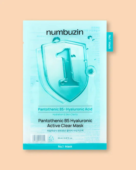 Numbuzin – No.1 Pantothenic B5 Hyaluronic Active Clear Mask