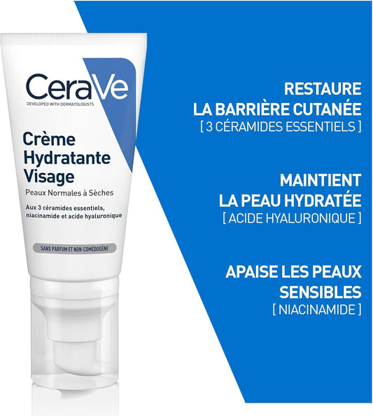 CeraVe - Crème hydratante visage