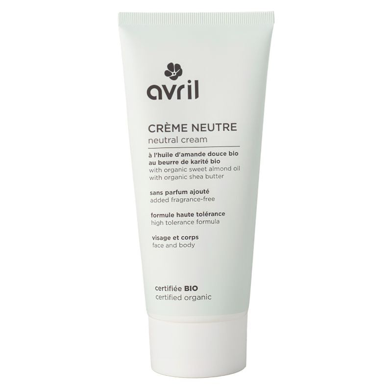 Avril - Crème Neutre - à l'huile d'amande douce & Aloe vera - Bio