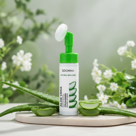 Skin Face Cleansing Foam with Aloe Vera